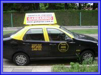 Publicidad movil para techos de camionetas y taxis.