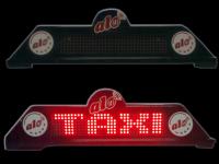 Pulicidad en taxis letreros y carteles con led.